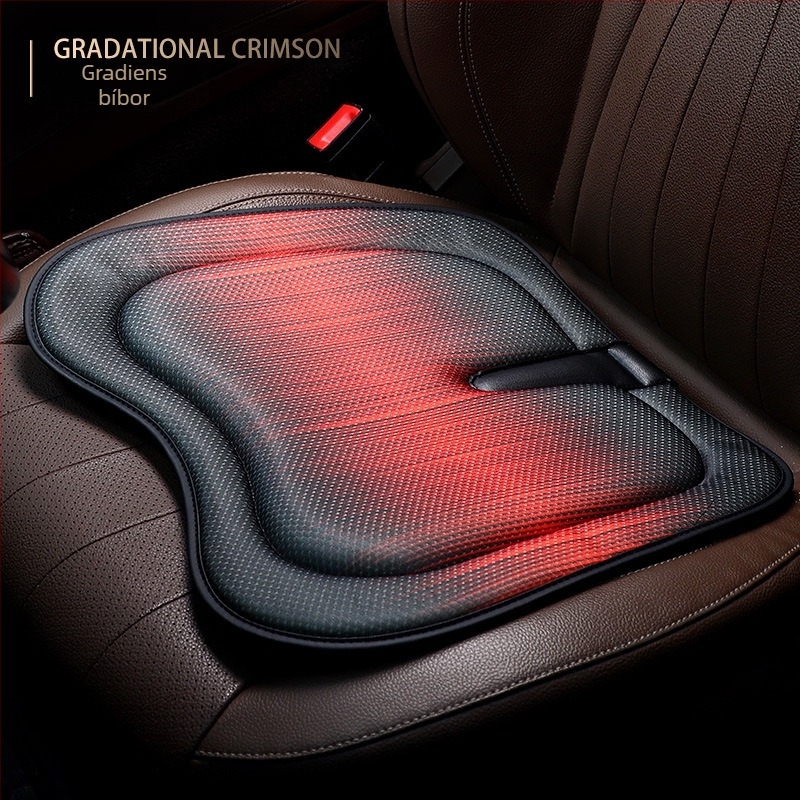 Hui Zefeng autóülés párna, egy darabos kivitel, jégselyem anyag