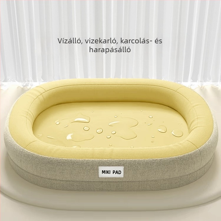 Kutyaágy: vízálló, harapásálló, mosható és szétszedhető, minden évszak beltéri használatra (PP Cotton)