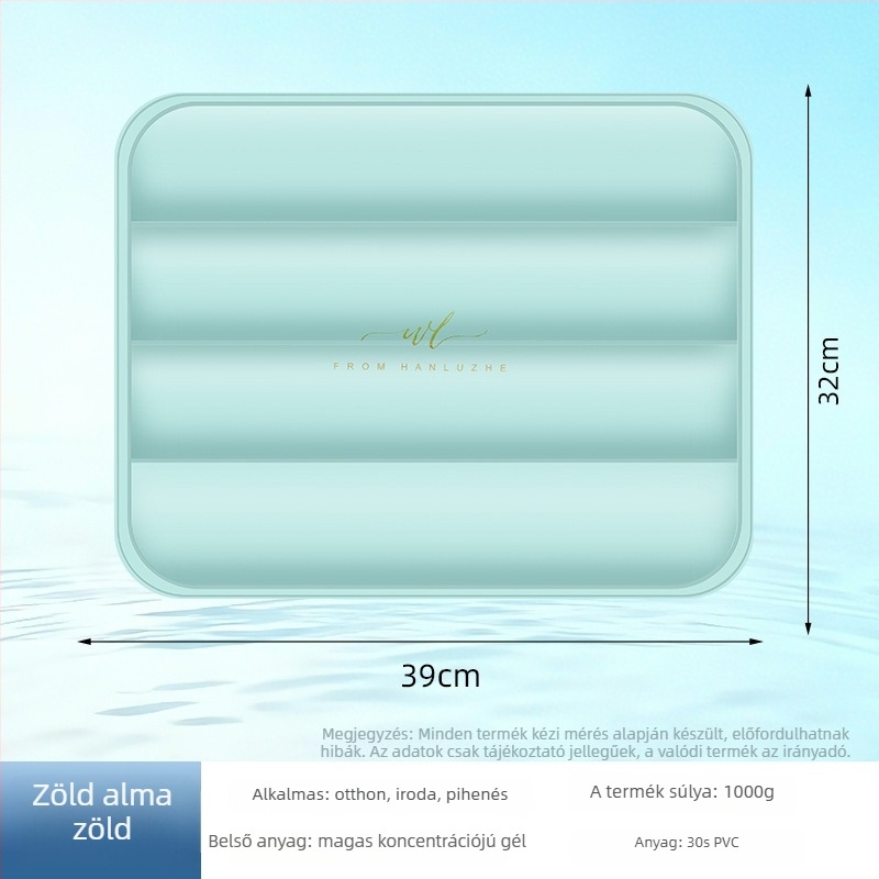 Jojoba Ice Pad – PVC anyagú jégkristály töltetű hűtőpad a hőguta megelőzésére és hűtésre, univerzális használat