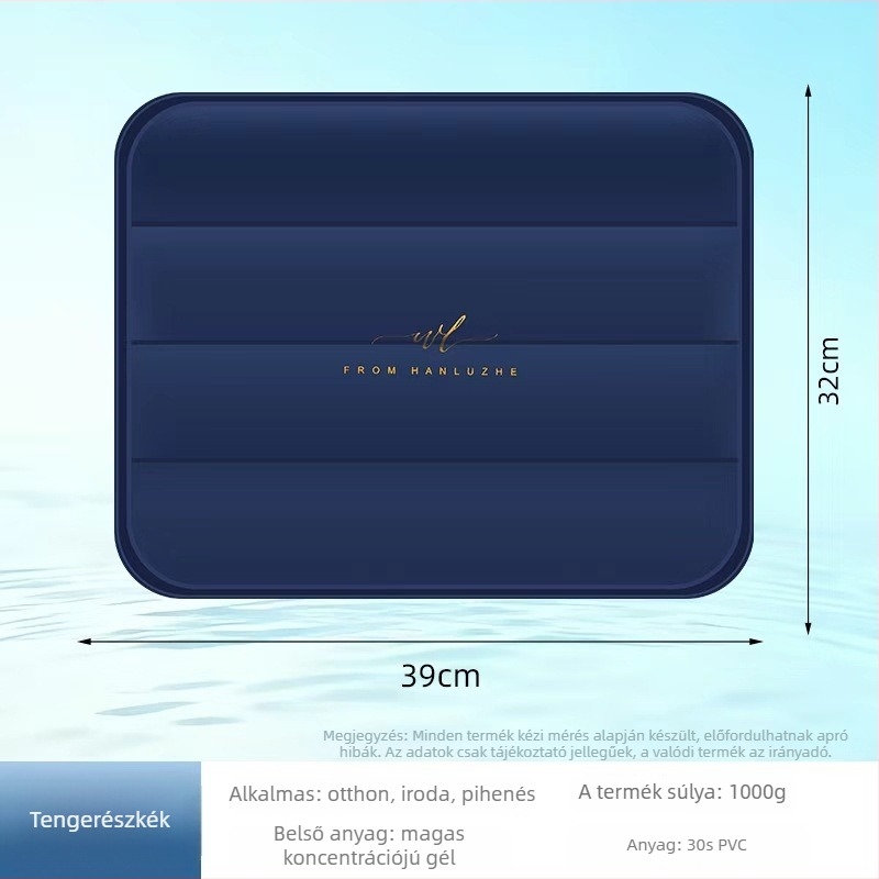 Jojoba Ice Pad – PVC anyagú jégkristály töltetű hűtőpad a hőguta megelőzésére és hűtésre, univerzális használat