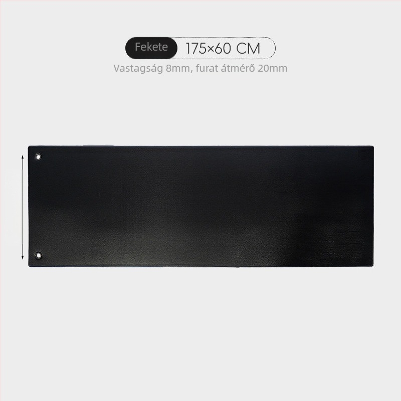 PVC nagy sűrűségű jóga matrac, prémium többfunkciós edzésmatrac, csúszásmentes férfiak számára, 8 mm, 120 × 60 cm