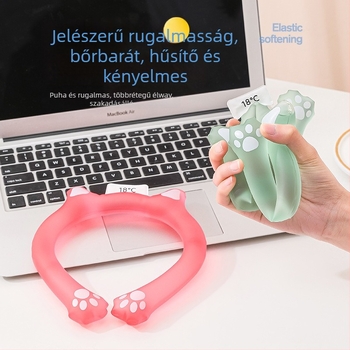 PCM hűtőnyakpárna TPU anyagból, PCM töltettel, körülbelül 145 g, hőguta megelőzése és hűtés