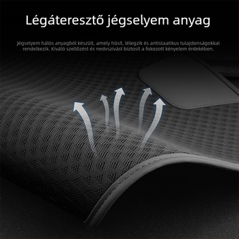 Autóülés ventilált ülőpárna hátsó támasz – Anyag: Ice Silk, Márka: n3, Modell: Car ventilated seat cushion, Specifikáció: Single-chip