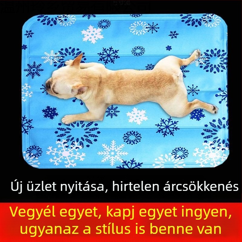 Kutyáknak és macskáknak szánt hűtő párna, nyári alvó párna, harapásálló