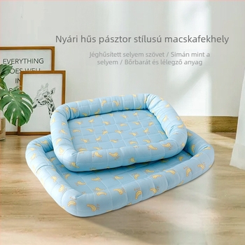 Macska hűtő matrac — Ice Silk, nyári fészek, textil alvó matrac