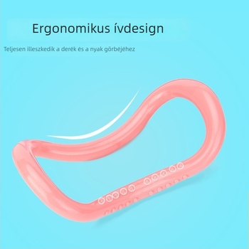 Jóga gyűrű dupla soros masszázspontokkal, egész testre kiterjedő használatra, ideális edzéshez, egészségügyi masszázshoz és szépséghez