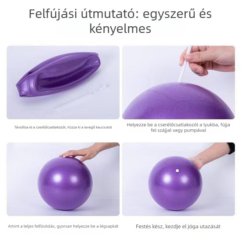 Jógás golyó PVC, 100 g, nem felfújható, modell B-63