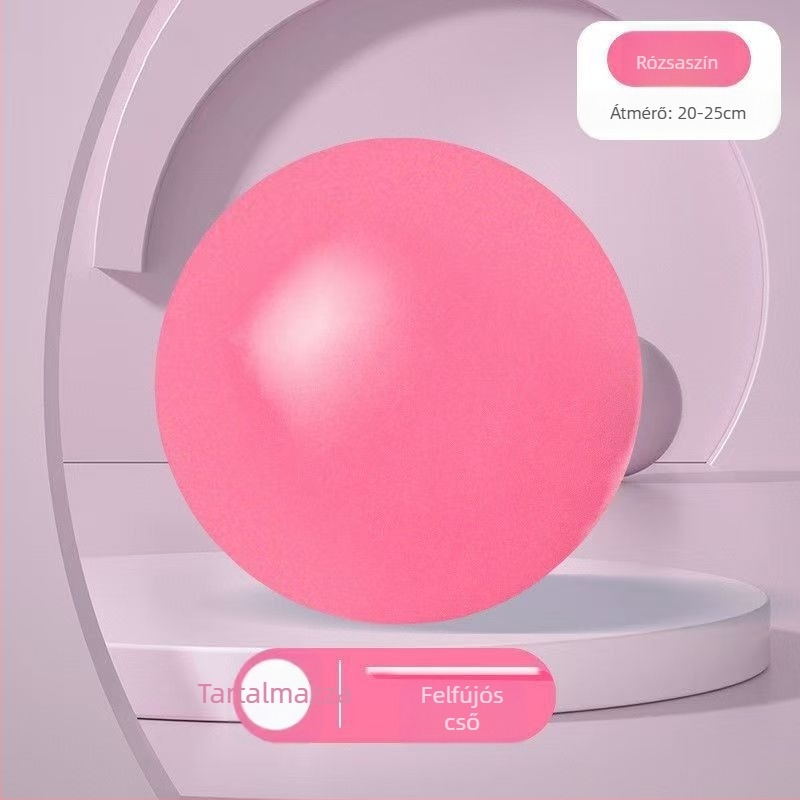 Jógás golyó PVC, 100 g, nem felfújható, modell B-63