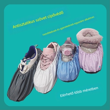 Antisztatikus textile cipővédők, általános használatra, porvédelmi funkcióval, 350 db.