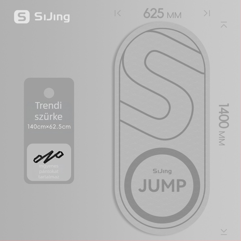 TPE jóga matrac, 2 kg, csúszásmentes, ütéscsillapító és hangszigetelő, beltéri edzéshez