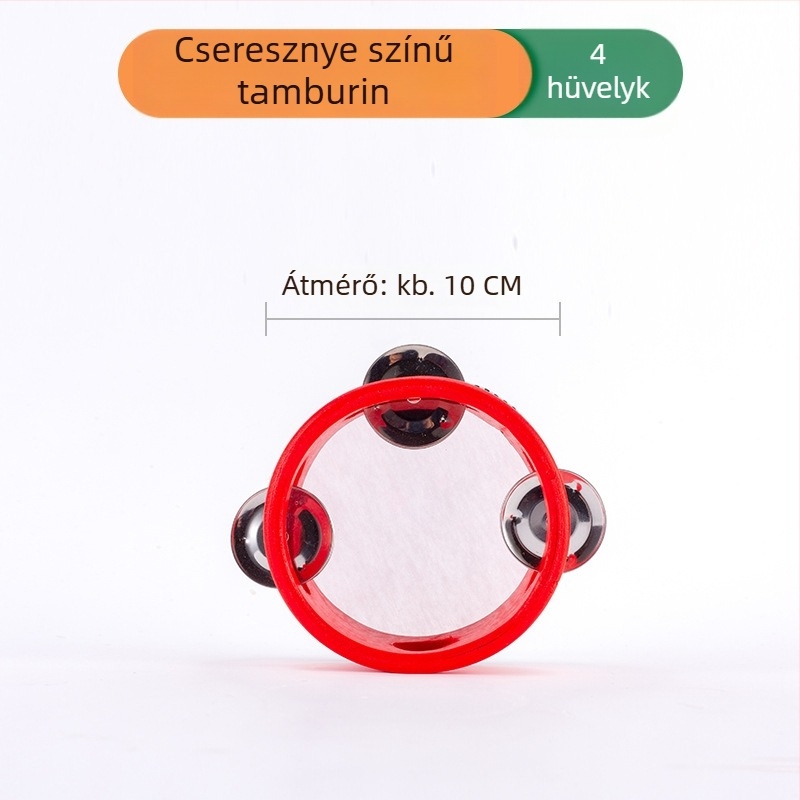 Omair Fa-tamburin gyerekeknek (4–6 évesek), Orff professzionális ütőhangszer, származás Yanshi, Henan, Uniszex