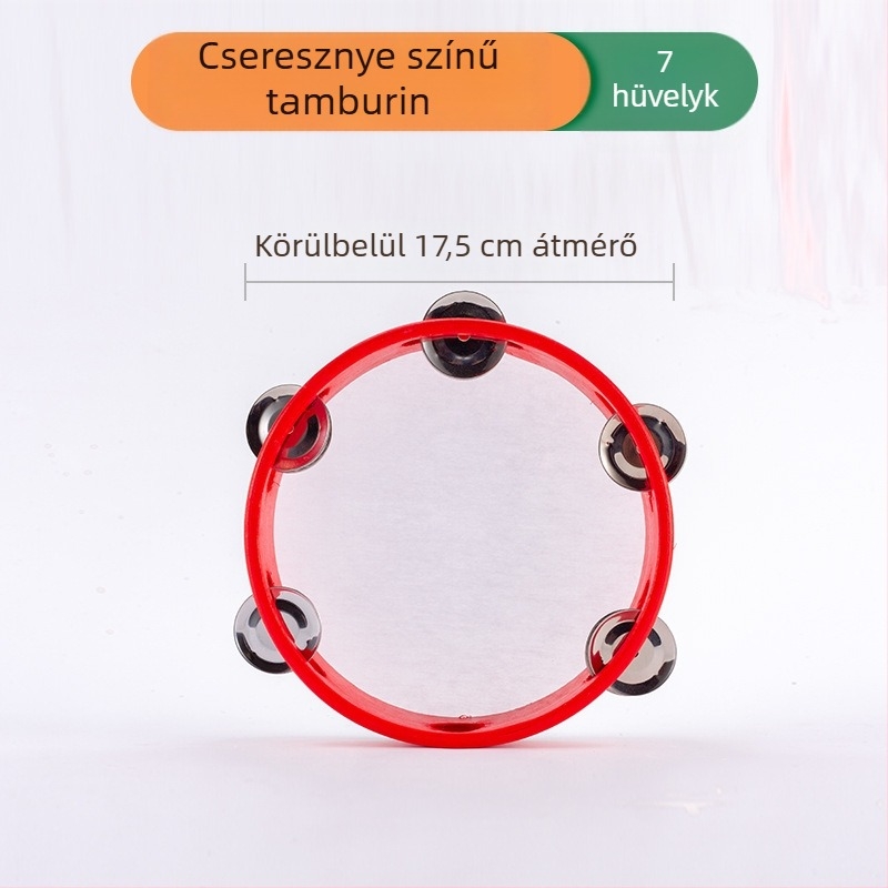 Omair Fa-tamburin gyerekeknek (4–6 évesek), Orff professzionális ütőhangszer, származás Yanshi, Henan, Uniszex