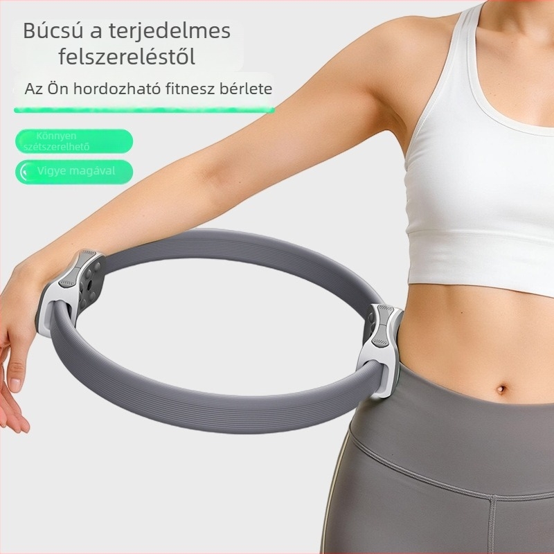 Pilates gyűrű és jóga kör a hát mobilitásáért, vállak tónusáért, törzs és medencefenék edzéséért – szülés utáni regenerációs eszköz