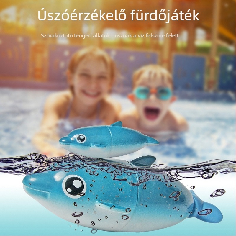 LADUMU Elektromos vízi játék gyerekeknek — műanyag játék, elektromos úszási funkcióval, 4–6 éveseknek