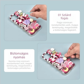 DIY kreatív lapos puzzle készlet kis kiegészítőkkel, összeszerelés körülbelül 15 perc, 15–35 éveseknek, uniszex