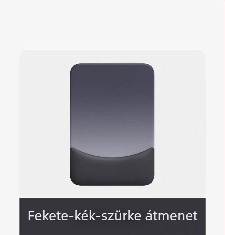 Négyzet alakú gumírozott csuklótámaszos egérpad, csúszásmentes, kis asztali párna logónyomtatással, OEM testreszabás