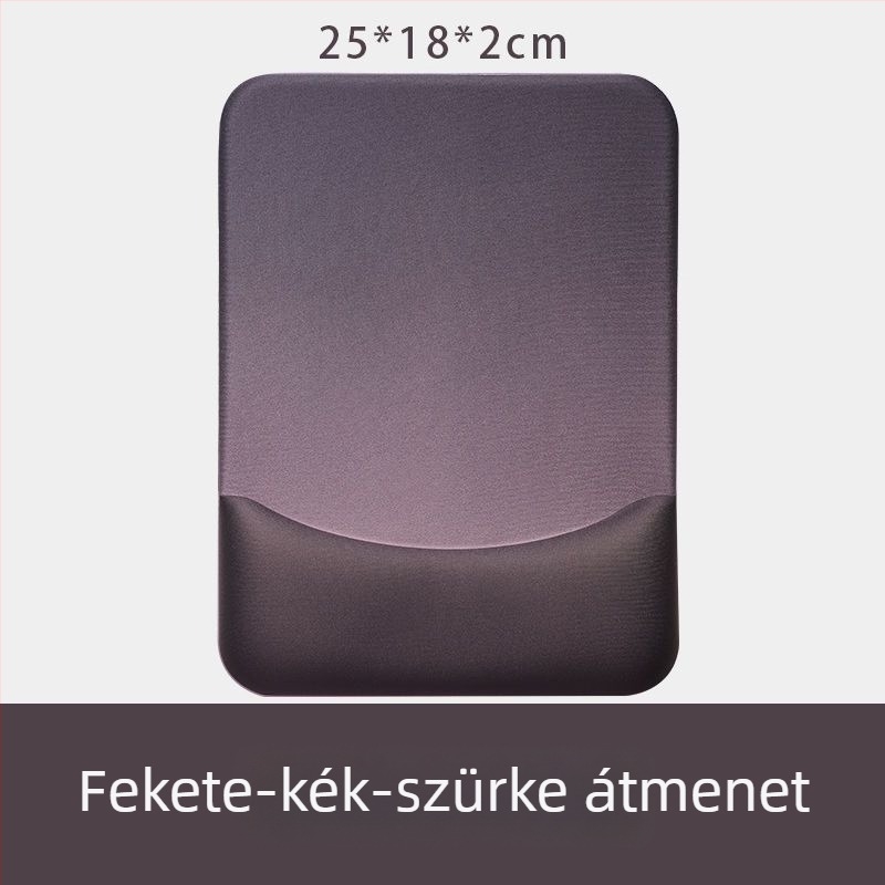 Négyzet alakú gumírozott csuklótámaszos egérpad, csúszásmentes, kis asztali párna logónyomtatással, OEM testreszabás