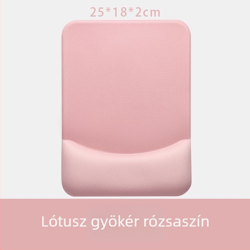Négyzet alakú gumírozott csuklótámaszos egérpad, csúszásmentes, kis asztali párna logónyomtatással, OEM testreszabás