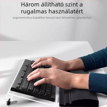 Szilikon csuklótámasz billentyűzethez és egérhez – kopásálló, irodai és otthoni használatra