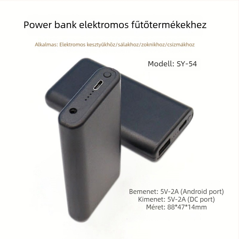 Elektromos melegítő papucs otthonra – uniszex, nubuk felsőrész, csúszásmentes talp