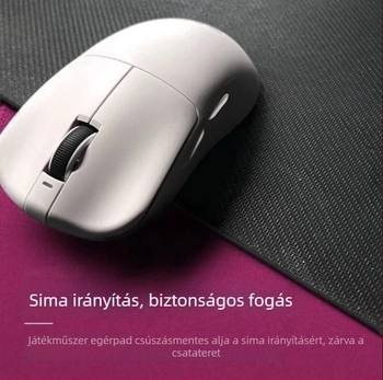 Gaming asztali egérpad, gumírozott felület, egyoldalas, csuklótámasz, hőátviteles kivitel