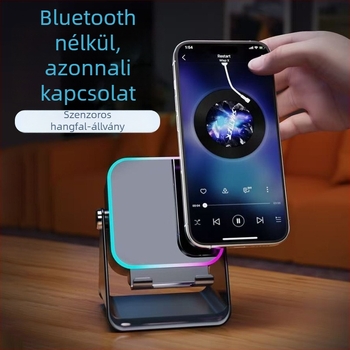 Vezeték nélküli Bluetooth hangszóró - 5W, Bluetooth 5.3, beépített akkumulátor 500–800mAh, hatótávolság akár 10 m, SNR ≥75 dB