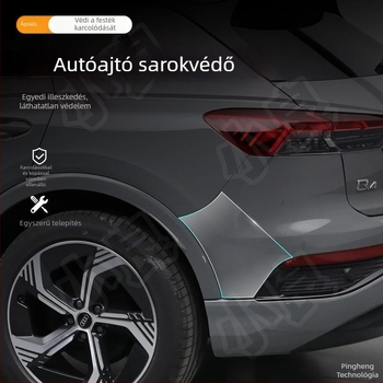 Chiwick TPU átlátszó védőfilm Audi Q4 e-tronhoz: első és hátsó ajtó sarkok és karosszéria oldalsó szegélyeinek védelme