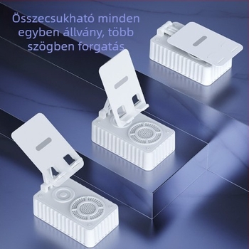 Mini Bluetooth hangszóró beépített akkumulátorral, 5W kimenet, 100 Hz–20 kHz frekvenciasáv, Bluetooth 5.3, 10 m hatótávolság