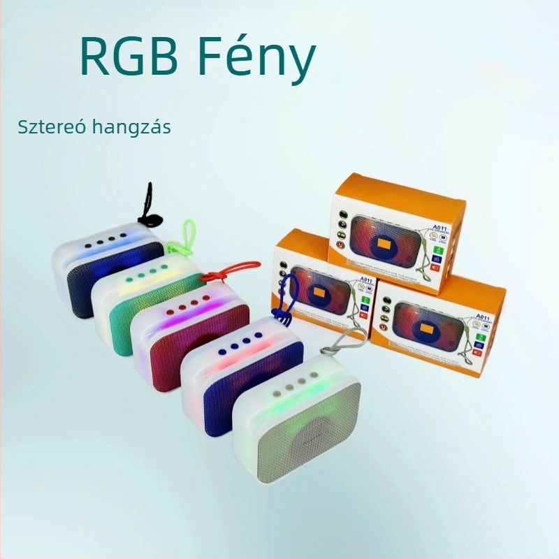 Bluetooth hangszóró 360° surround hangzással, 3W, beépített akkumulátor, BT 5.0, frekvencia-tartomány 100 Hz–20 kHz