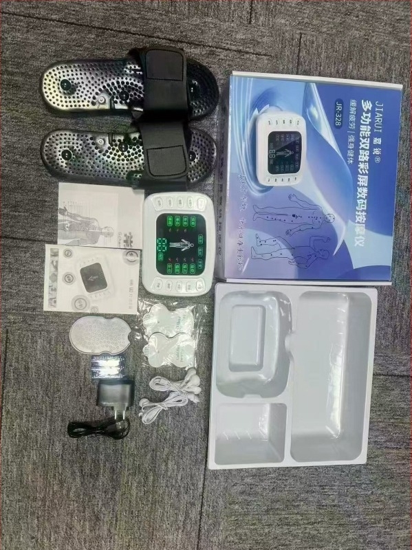 Jiarui Jr-328 Hordozható USB-s EMS masszírozó - nyak, hát, derék, csípő és lábak számára, pulzterápiás készülék