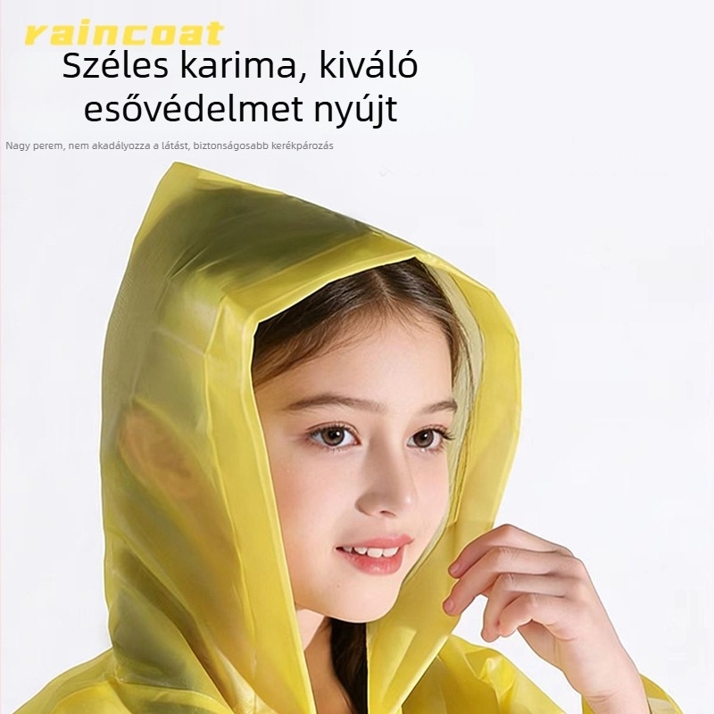 Gyerekeknek való esőponcsó EVA anyagból, vastag stílus, 100 g, csomagolva