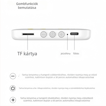Csontvezetéses alvó Bluetooth hangszóró – alkalmas az ágynál és az asztalon