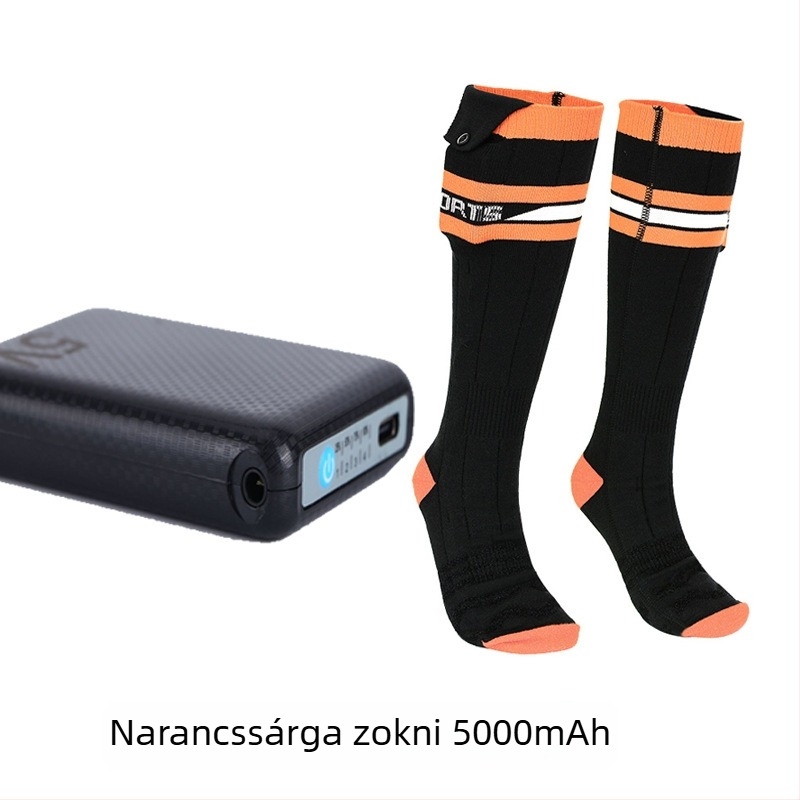 USB-s melegítő zokni, uniszex, bársonyos felsőrész, gumitalp, klasszikus kockás mintázat