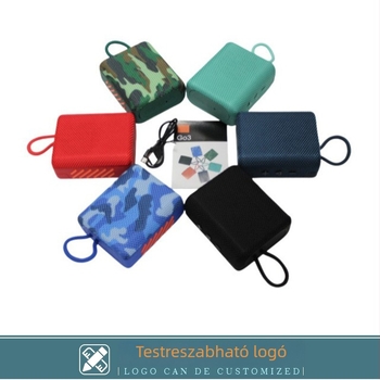 Bluetooth hangszóró 5W kimenettel, beépített 2000-4000mAh akkumulátorral, Bluetooth 5.0, 10 m hatótávolság, kártyahely