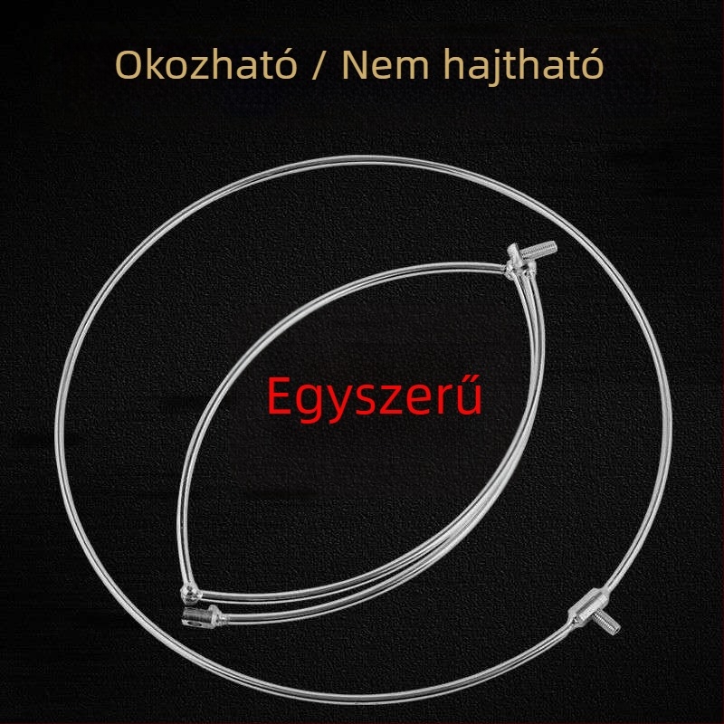 Yingxing rozsdamentes acélból készült összecsukható hálófej, 8 mm univerzális interfésszel, hegesztett tömör gyűrű
