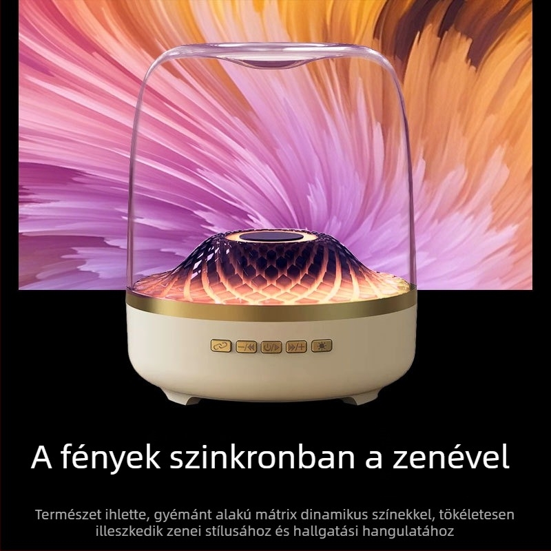 Otthoni Bluetooth hangszóró mély basszusokkal, elegáns megjelenéssel