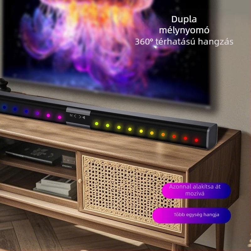 5011 TV hangszóró rendszer subwooferrel, két hangszóróval, USB párna-hangszóróval otthoni és mobil használatra