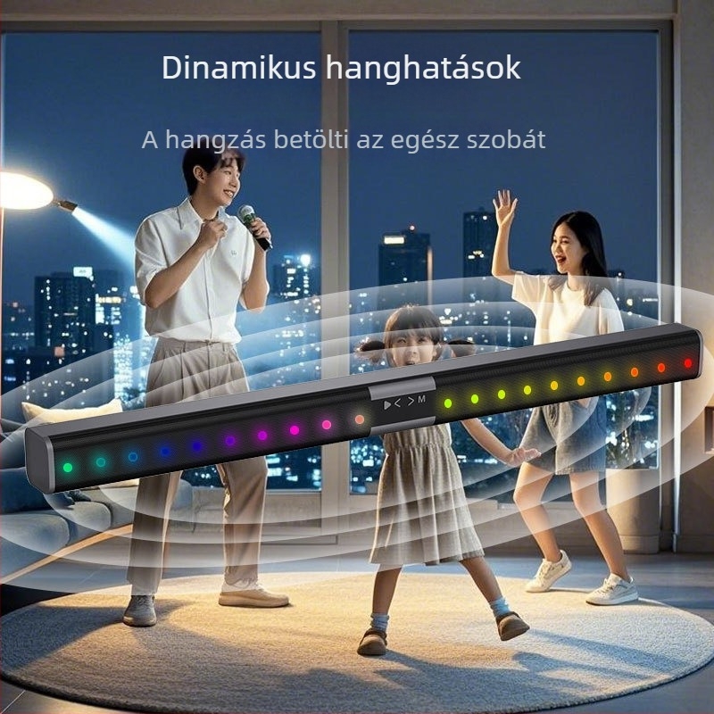 5011 TV hangszóró rendszer subwooferrel, két hangszóróval, USB párna-hangszóróval otthoni és mobil használatra