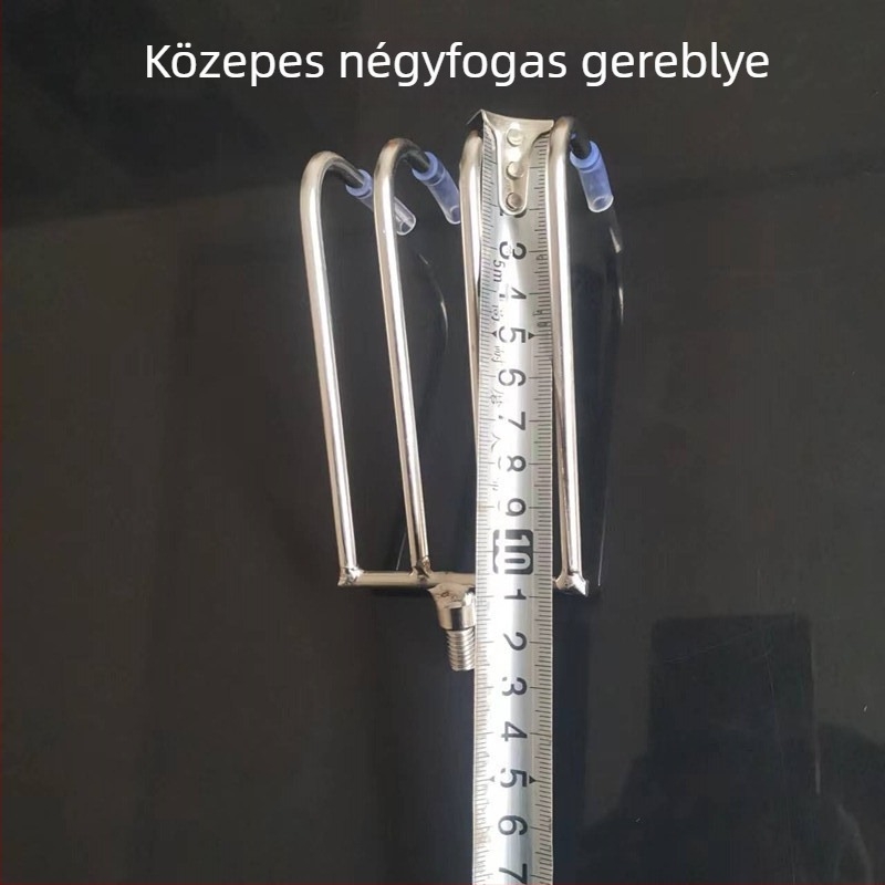 Mingqiao Rozsdamentes acél vízi növények gyűjtőeszköze halászathoz, eszköz a vízi növények gyűjtésére, kompatibilis rozsdamentes hálórúddal