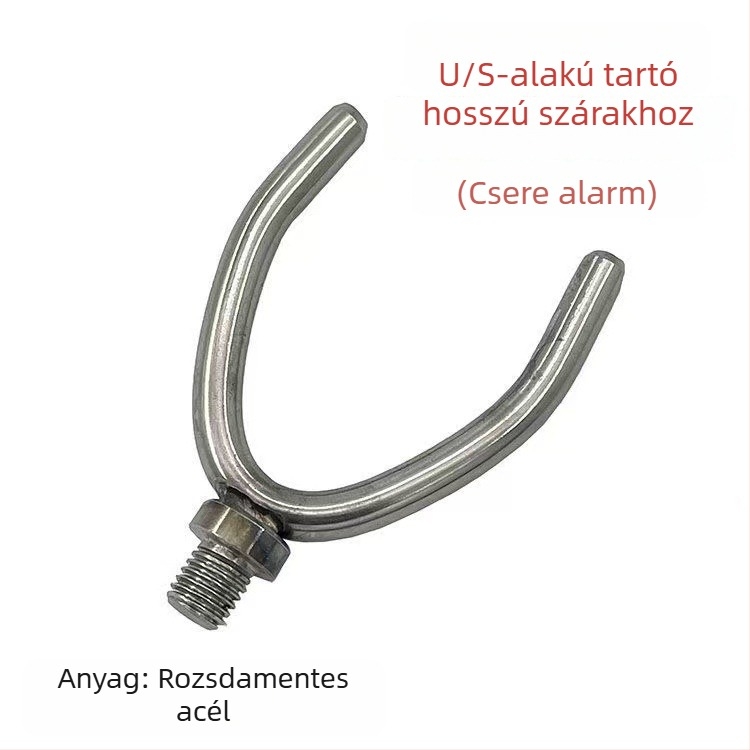 Riasztóállvány fej, rozsdamentes acél, hosszú nyél, torony állvány horgászathoz