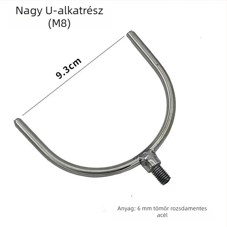 Riasztóállvány fej, rozsdamentes acél, hosszú nyél, torony állvány horgászathoz