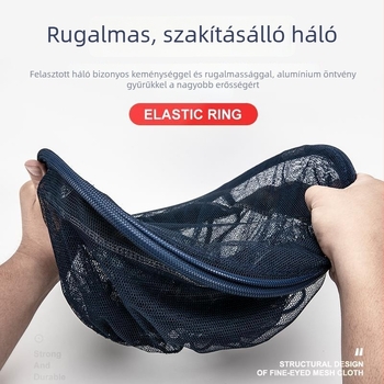Jiehao Hordozható Finom Hálós Háló Halakhoz, Gyors Száradás, Összecsukható Mini Nylon Háló Kis Halakhoz, Eredet: Kína