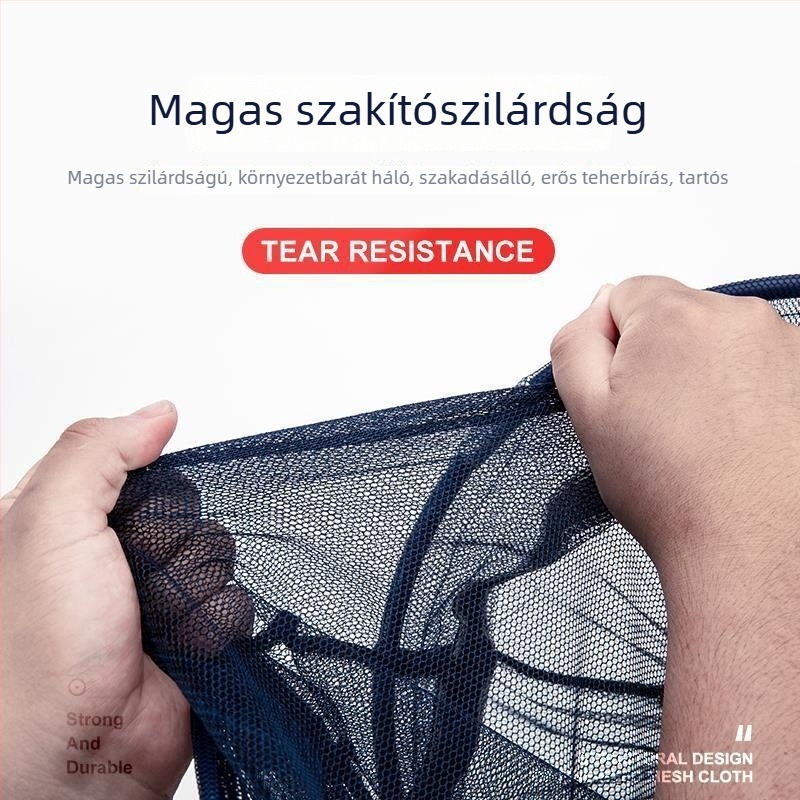 Jiehao Hordozható Finom Hálós Háló Halakhoz, Gyors Száradás, Összecsukható Mini Nylon Háló Kis Halakhoz, Eredet: Kína