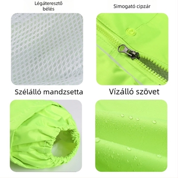 Motoros és elektromos kerékpárhoz készült esőponcho | poliészter anyag | PVC vízálló réteg | termékkód SY-08