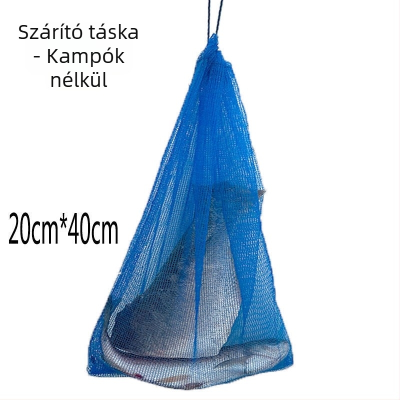Összecsukható szárító háló halakhoz és zöldségekhez, legyek ellen védő ketrec, nylon anyagból, eredet: Kína, márka nélküli