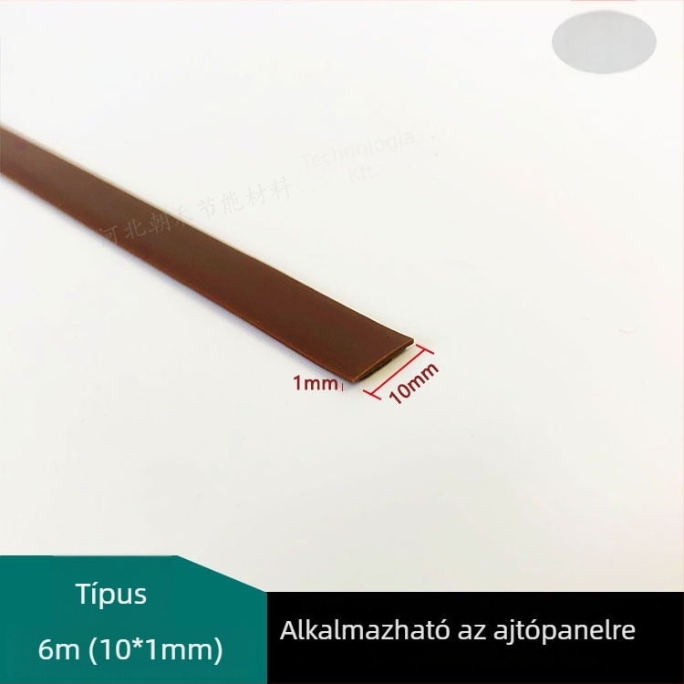 I-formájú öntapadós ajtó tömítőszalag, kopásálló, öregedésálló, szélálló és hőszigetelő.