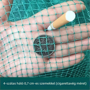 Nagy folyami halászháló nyolcas formájú dizájnnal és trawl résszel, összecsukható ujjháló kis garnéla számára, szájzáró háló, horgászfelszerelés