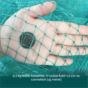 Nagy folyami halászháló nyolcas formájú dizájnnal és trawl résszel, összecsukható ujjháló kis garnéla számára, szájzáró háló, horgászfelszerelés