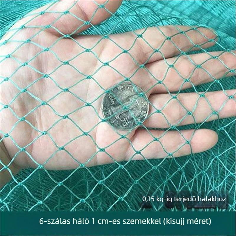 Nagy folyami halászháló nyolcas formájú dizájnnal és trawl résszel, összecsukható ujjháló kis garnéla számára, szájzáró háló, horgászfelszerelés