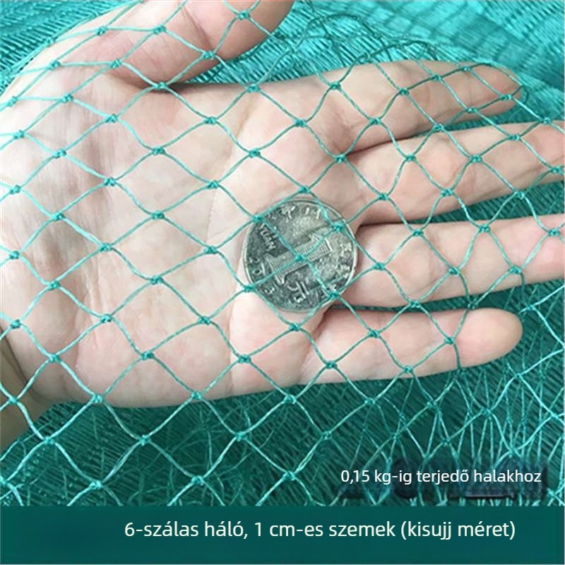 Nagy folyami halászháló nyolcas formájú dizájnnal és trawl résszel, összecsukható ujjháló kis garnéla számára, szájzáró háló, horgászfelszerelés